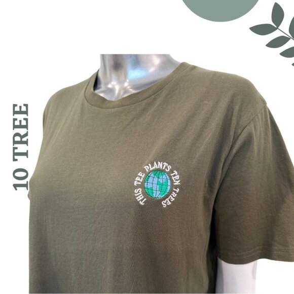 Sustainable Graphic T-Shirt by Tentree | Plant the Planet | Eco Friendly | Large - Picture 6 of 8